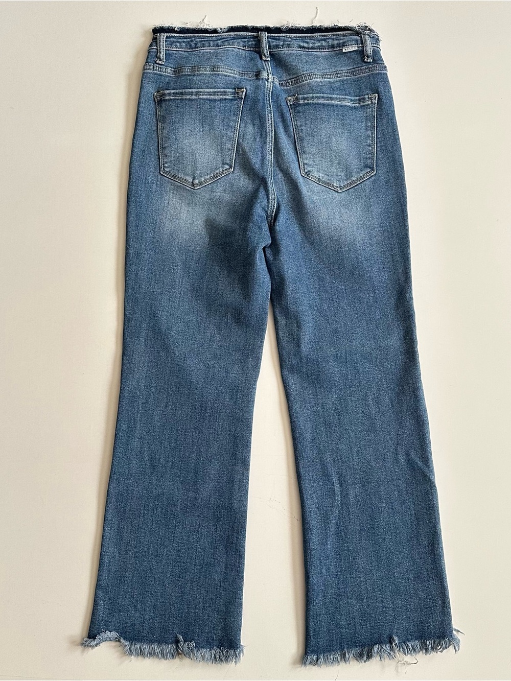 Risen Jeans Cropped Frayed Jeans Size 31 - Picture 6 of 6